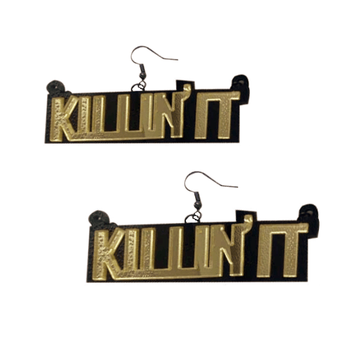 acrylic name jewelry vendors personalised all capital word earrings supplier mtg 